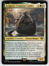 Aragorn, Company Leader Universes Beyond: The Lord of the Rings 191 R NM MTG