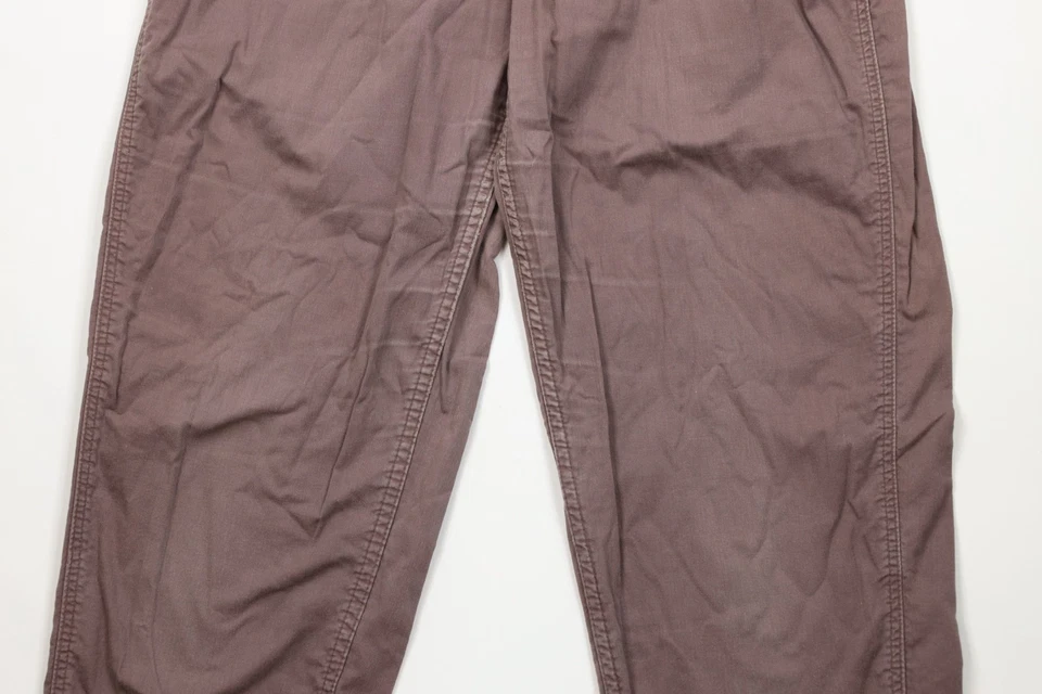 Pantalones chinos Lee vintage años 90 para mujer 16 desgastados plisados pierna cónica púrpura EE. UU. Foto 3 de 4