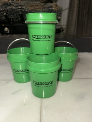 #ad TikTok Viral Mini Buckets Set of 4 Menards Limited Edition Brand New SHIPS FAST $24.99