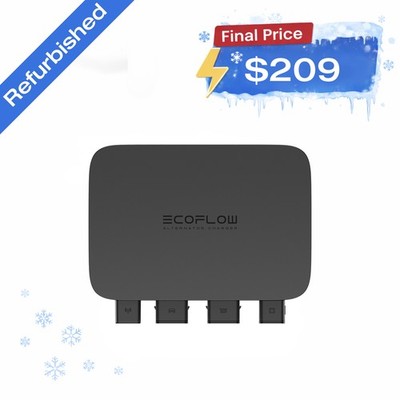 EcoFlow 800W Alternator Charger with Power Station Certified