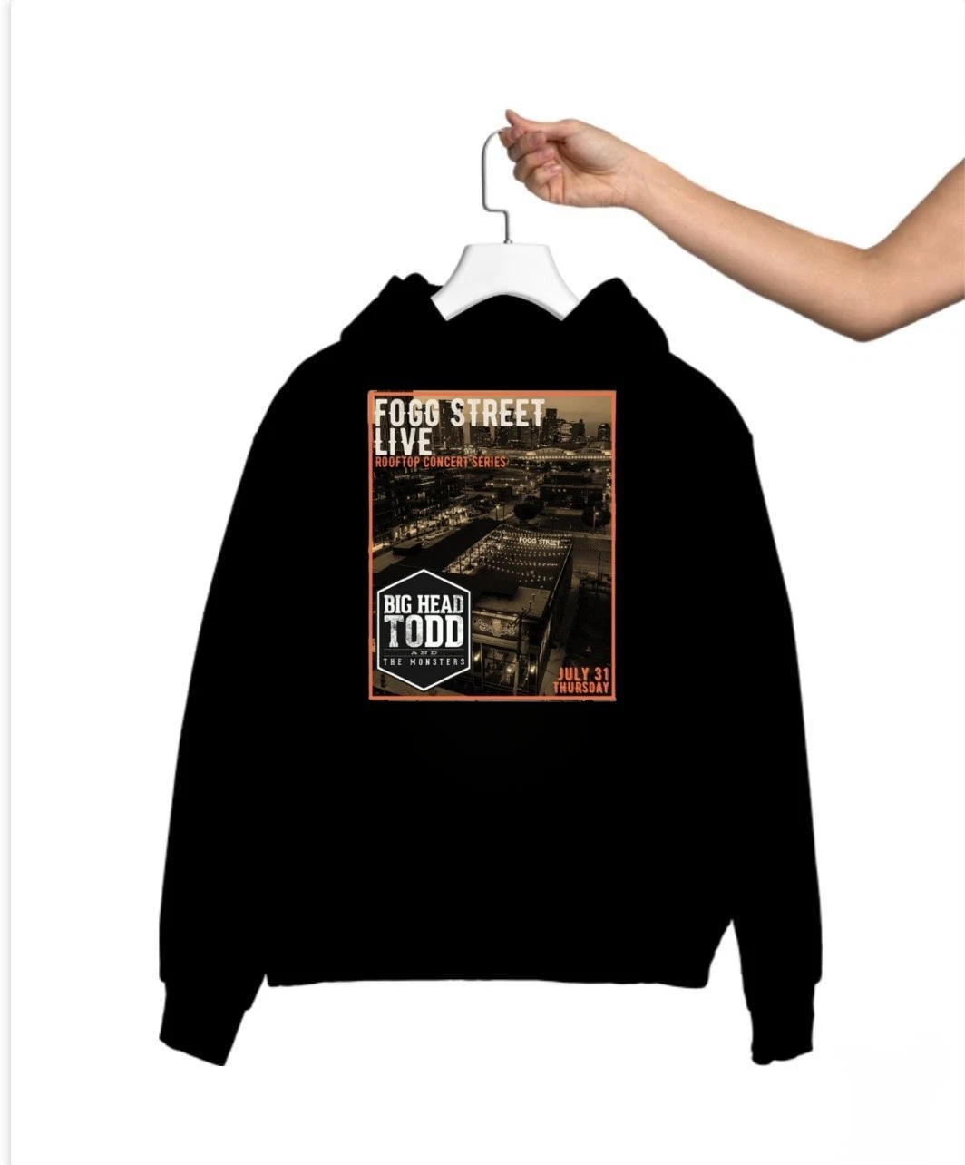 Big Head Todd and the Monsters Band Rooftop Concert Mens Hoodie S M L XL 234XL