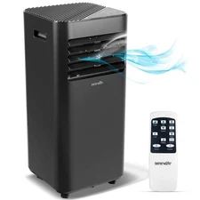 SereneLife Portable Air Conditioner - 8000 BTU Cooling Capacity (ASHRAE) Compact