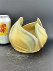 Van Briggle Art Pottery 6” Matte Yellow Floral Vase In Excellent Mint Condition