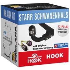 Für Mazda CX-5 12-17 Hook Anhängerkupplung starr mit 13pol spez.