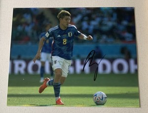 Japan World Cup Soccer Ritsu Doan Signed Autographed 8x10 Photo  *SALE*