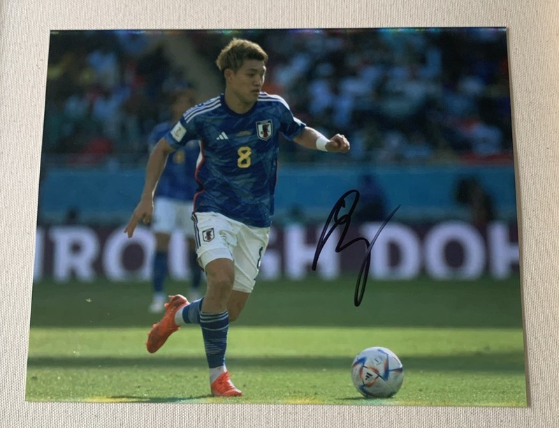 Japan World Cup Soccer Ritsu Doan Signed Autographed 8x10 Photo  *SALE*