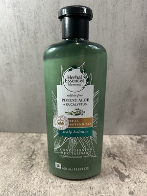 Herbal Essences CONDITIONER Potent Aloe & Eucalyptus Scalp Balance 13.5 Fl Oz