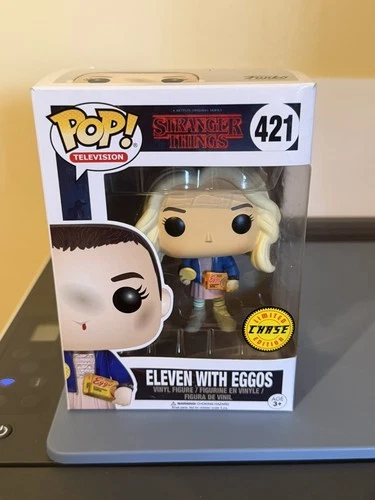 Funko Pop! Vinyl: Stranger Things - Eleven with Eggos (Chase) #421