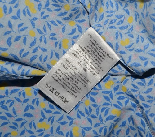 Gant Men’s Lemonade Print shirt Size M - Picture 8 of 8