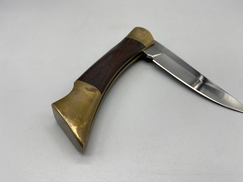 Vintage 1980's BROWNING USA Fold Out Knife - 3” Blade 9” Folding Knife - Image 4 of 4