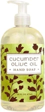 Greenwich Bay Trading Co. Hand Soap, 16 Ounce, Cucumber Olive Oil