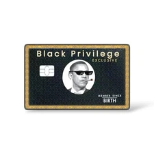 Privilege Holographic Credit Card Sticker Debit Skin Decal Cover