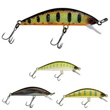 Illex Tricoroll 55 S Wobbler 3.5g Green Ayu Minnow Perch 5.5cm Fishing Lure