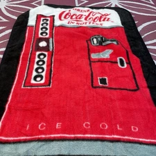 Vintage Coca Cola Fleece Throw Blanket