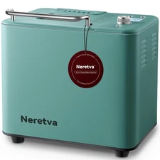 Neretva Bread Maker, 20-IN-1 2LB Bread Machine Dual Heater Bread Maker Machin...