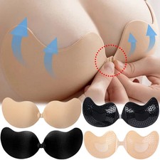 Strapless Silicone Adhesive Bra Detachable Seamless Bralette Strong Lingerie