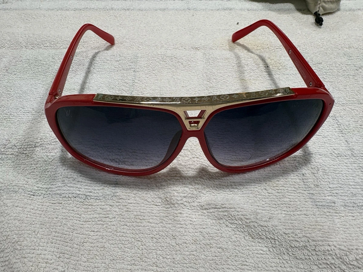 Louis Vuitton Red Sunglasses for Men for sale - eBay display picture 1