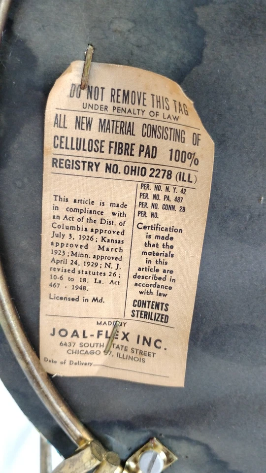 Silla tocador de metal años 60 taburete Joal-Flex 16" asiento en T con flores latón MCM atómico  Foto 3 de 4