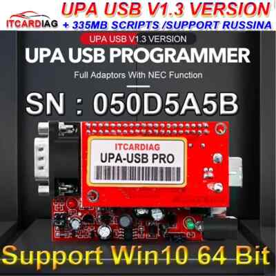 ECU Chip Tunning Programmer 64Bit Supported Original Adapters with NEC Functions