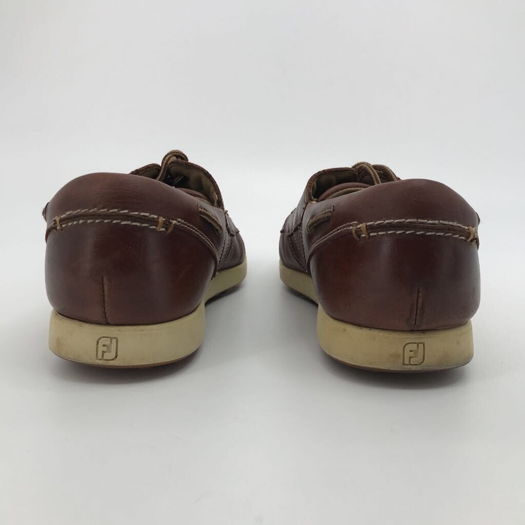 Footjoy Contour Spikeless Golf Shoes Brown 54332 Leat… Gem