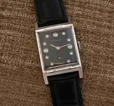 Men s Handsome, Original Vintage '50s Diamond dial Wittnauer Dress Watch - RUNS