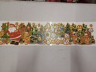 GOLD GLITTER WINDOW CLINGS  STICKERS CHRISTMAS DECORATIONS