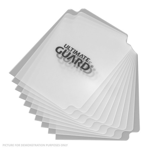Ultimate Guard Trading Card Storage Dividers Pack of 10 - TRANSPARENT - Picture 2 of 3