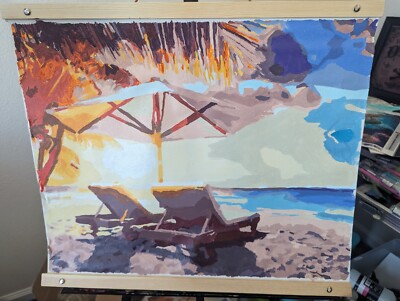 ''Beach Bliss'' -hand painted artwork - original work