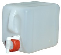 4X 5L Kanister Wasserkanister + 1 Auslaufhahn Lebensmittelecht (3,75€/1Stk)