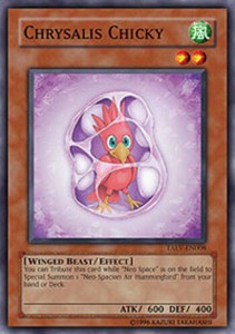 Chrysalis Chicky - TAEV-EN008 - Common - 1st Edition x3 - Lightly Played