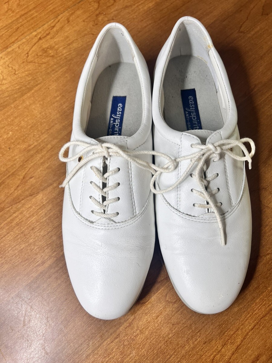 Easy Spirit Women's Leather Shoe Sneaker Anti Gravity Size 1/2 M
