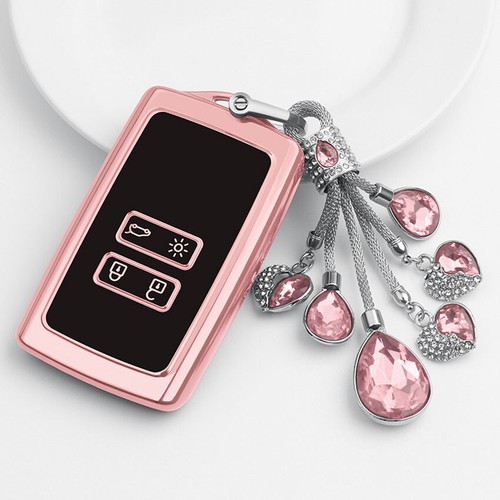 Chain For Renault Fluence Duster Megane Lanyard TPU Key Case Cover - Picture 7 of 28