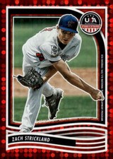 ZACH STRICKLAND RC 2024 Panini Stars and Stripes /199 Red #119 Pre-ROO ID:109652