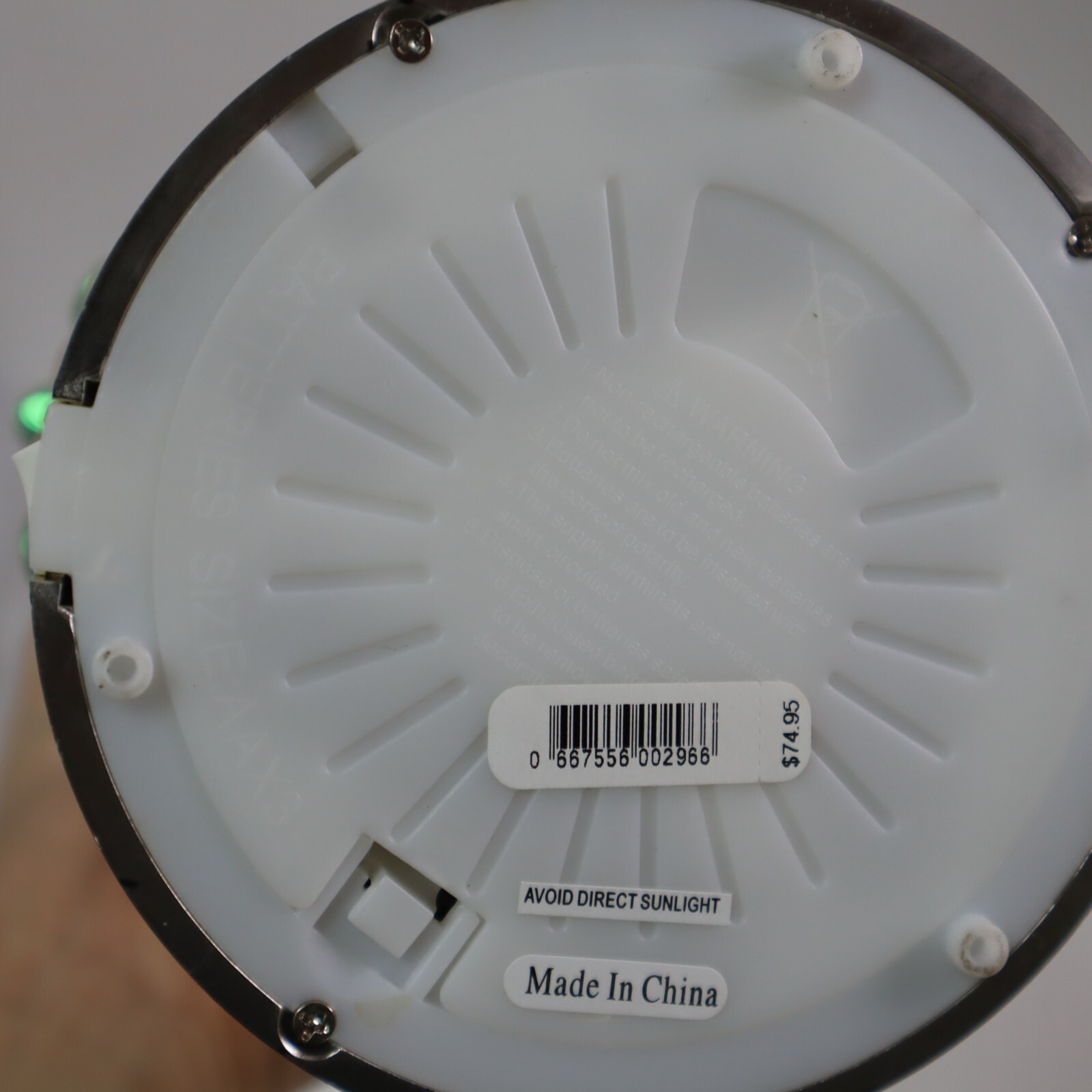 Bath & Body Works Pineapple Water Globe Pedestal 3Wick Candle Holder