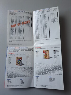 pokemon card list pdf pokemon trading card game card list