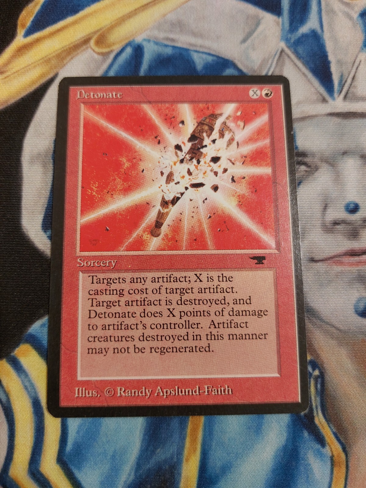 Detonate MTG Antiquities Red Uncommon Sorcery Slightly Played x1 GG1