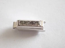 1/20 10K G F TOP CAPS SPEIDEL BLACK CORD CLASP PART 4 RHINESTONES SEEDESCRIPTION