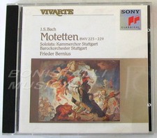 BACH J. S. - MOTTETTEN BWV225-229 - BERNIUS - CD Nuovo Unplayed