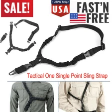 Tactical One Single Point Sling Strap Bungee Rifle Gun Sling with QD Buckle USA