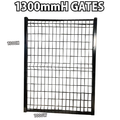 Black Fencing Garden Yard Outdoor Commercial Weld Mesh Fence Arc 1800Hx2930mm - Picture 8 of 12