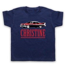 CHRISTINE LOGO PLYMOUTH FURY CAR HORROR FILM NOVEL KING KIDS CHILDS T-SHIRT