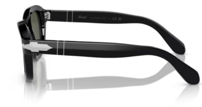 Persol 0PO0060S 95/31 Black/Green Soft Square 52mm Women display picture 3