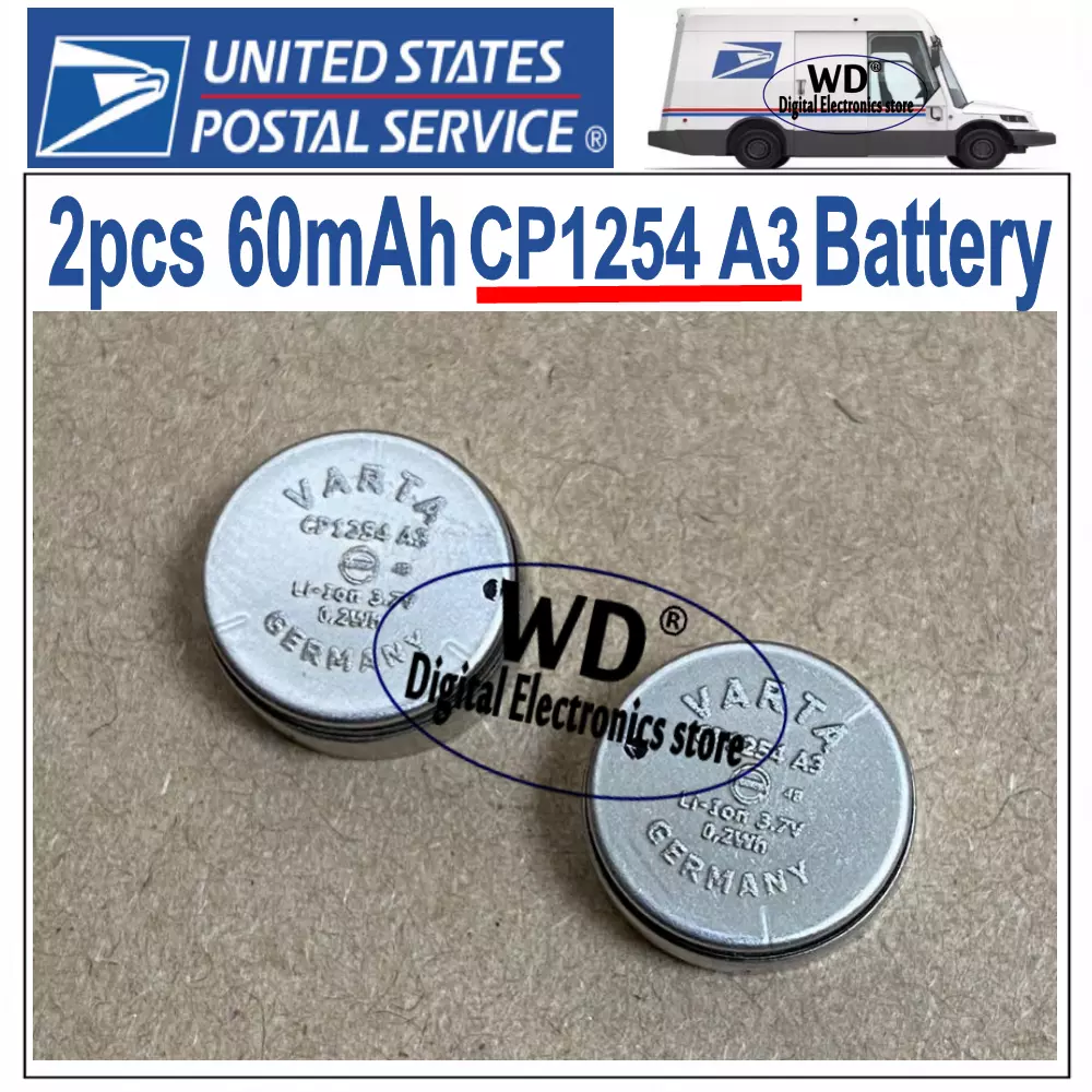 2pcs CP1254 Battery For Samsung Galaxy Buds Buds Live Micro