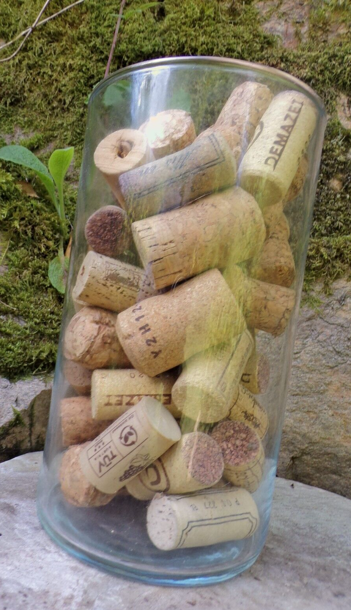 Lot De 1000 Demi-bouchons De Liège De Vin - Prédécoupés - Origine Portugal - Pour Artisanat Et DIY