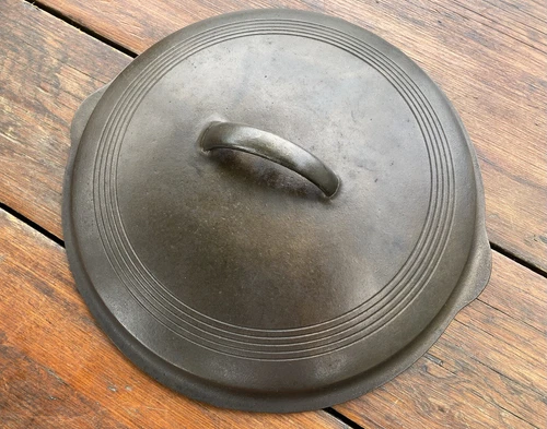 Wagner Ware Cast Iron #10 Ring Top Skillet Lid