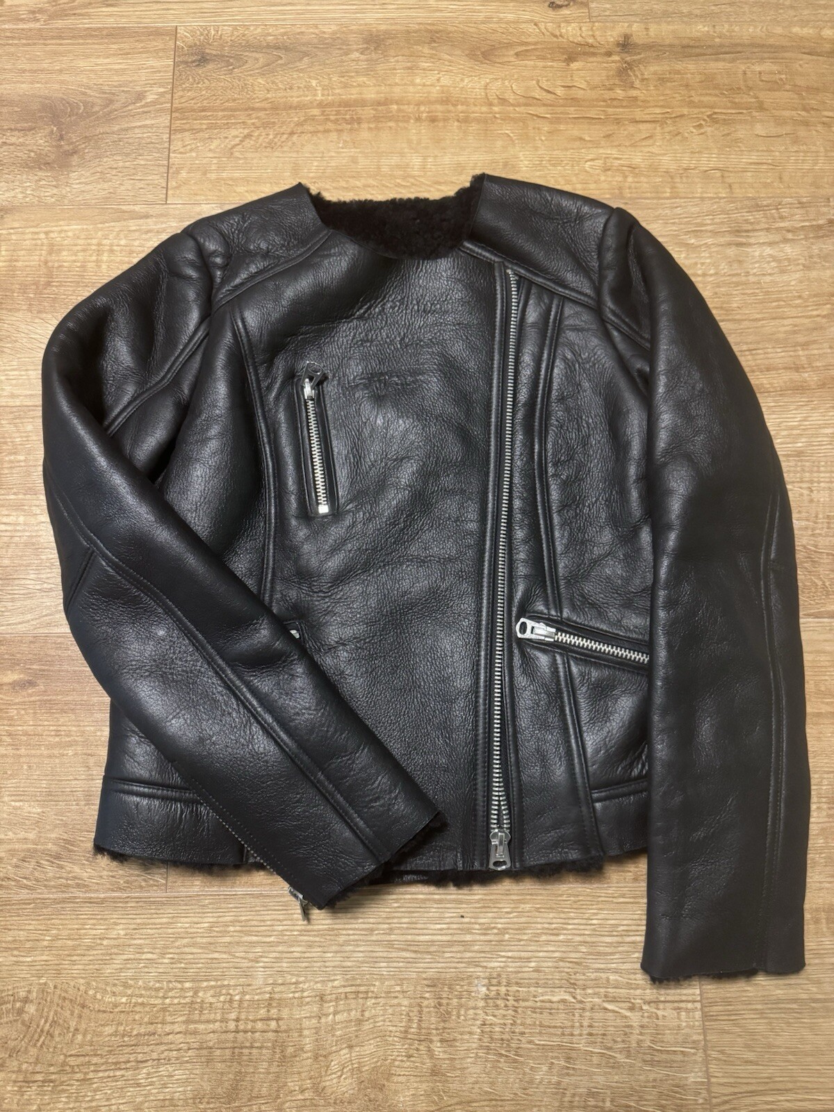 Sheepskin coat women size 10