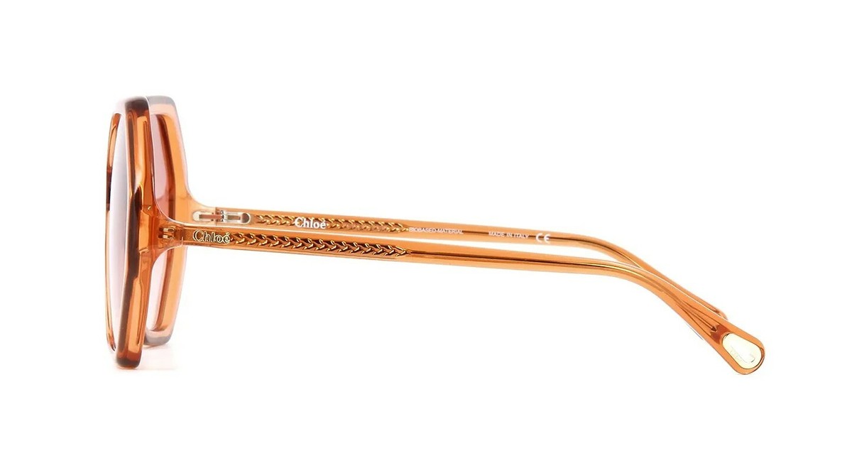 Chloé ESTHER CH0008S Orange/Orange Shaded (001) Sunglasses
