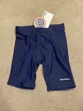 Boys Blue Spandex Jammers Compression Shorts Small swimsuit New 35