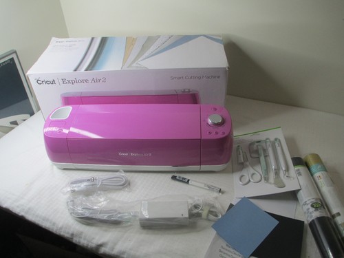 Cricut Explore Air 2 Die Cutting Machine -pink-NIB missing instructions