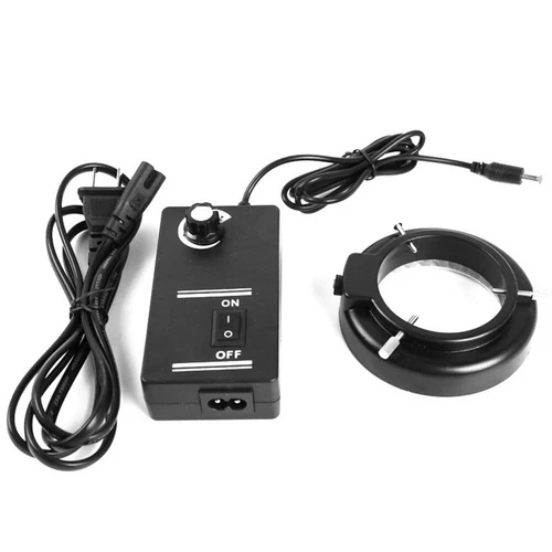 60 LED Adjustable Ring Light Illuminator Lamp for Stereo Zoom Microscope Set NEW - Picture 9 of 15